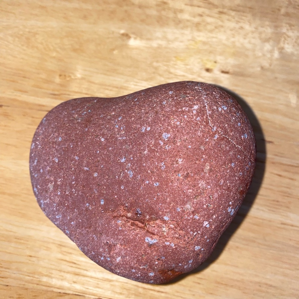 Heart-Shaped Red Stone